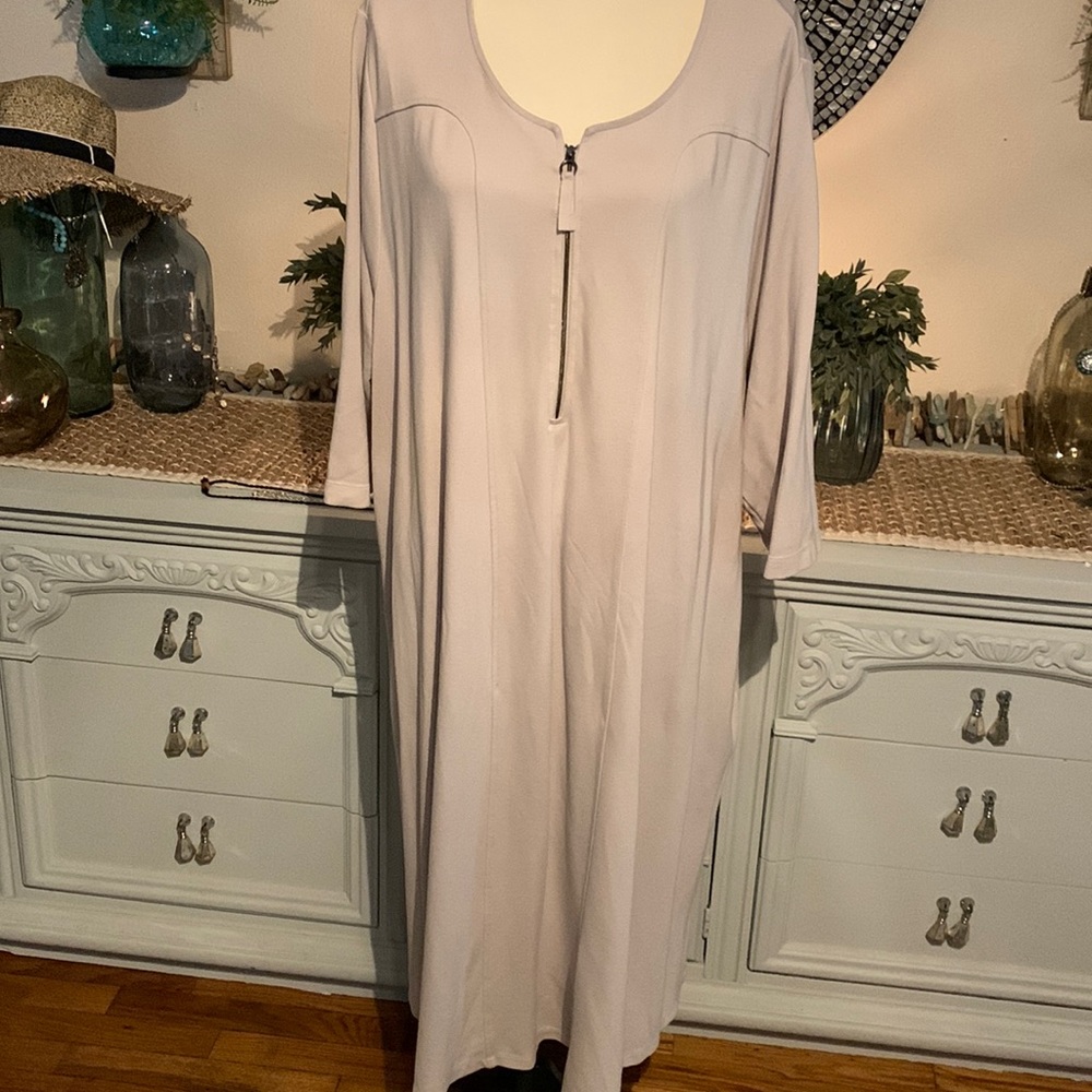 Ulla Popken beige Maxi with pockets